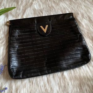 Mario Valentino Leather Clutch